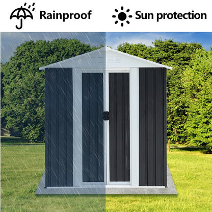 Compact Metal Garden Shed