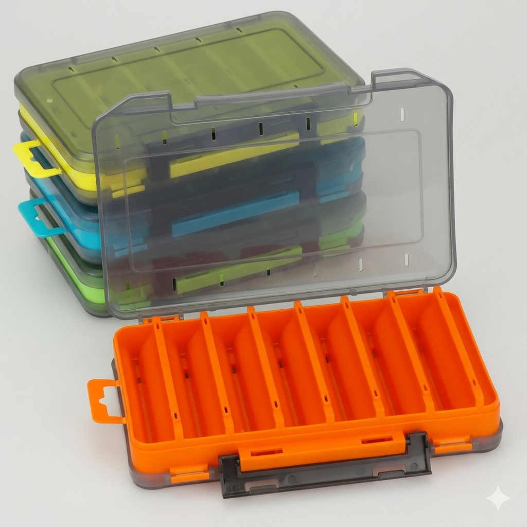 Tough Double-Sided Tackle Box