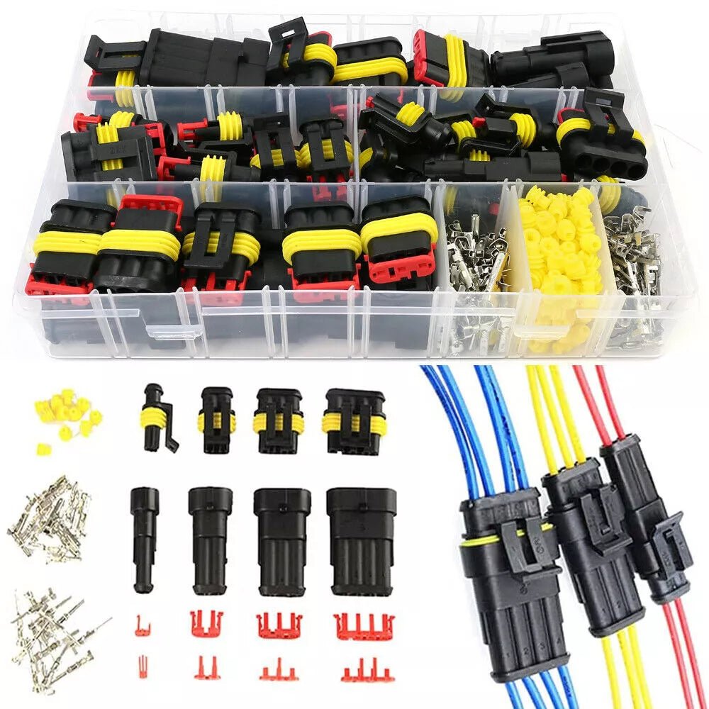 352x Waterproof Car Electrical Connector Terminals Automotive Wire Plug 1234 pin