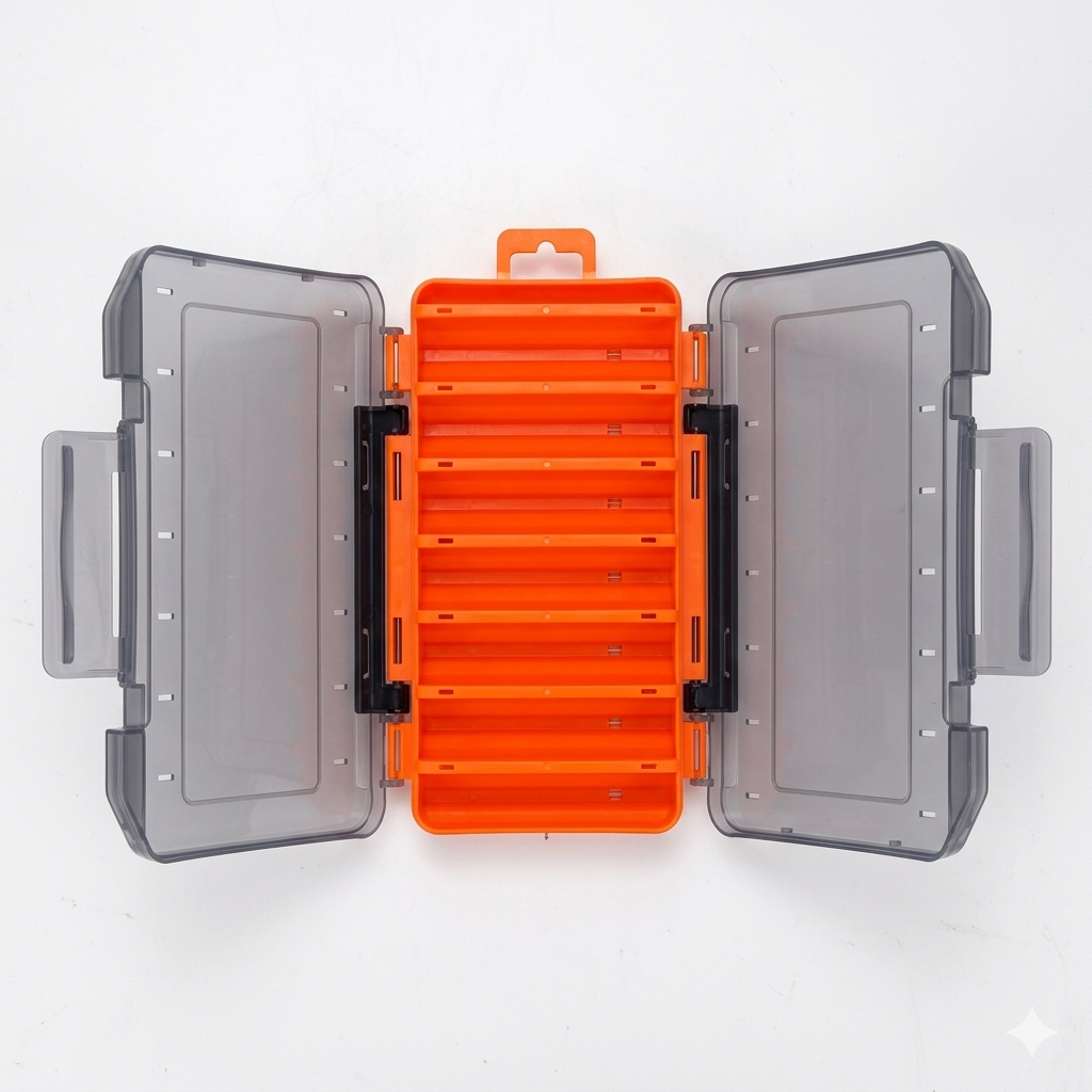 Tough Double-Sided Tackle Box
