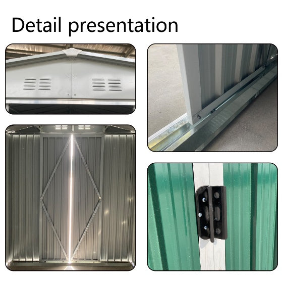 Compact Metal Garden Shed