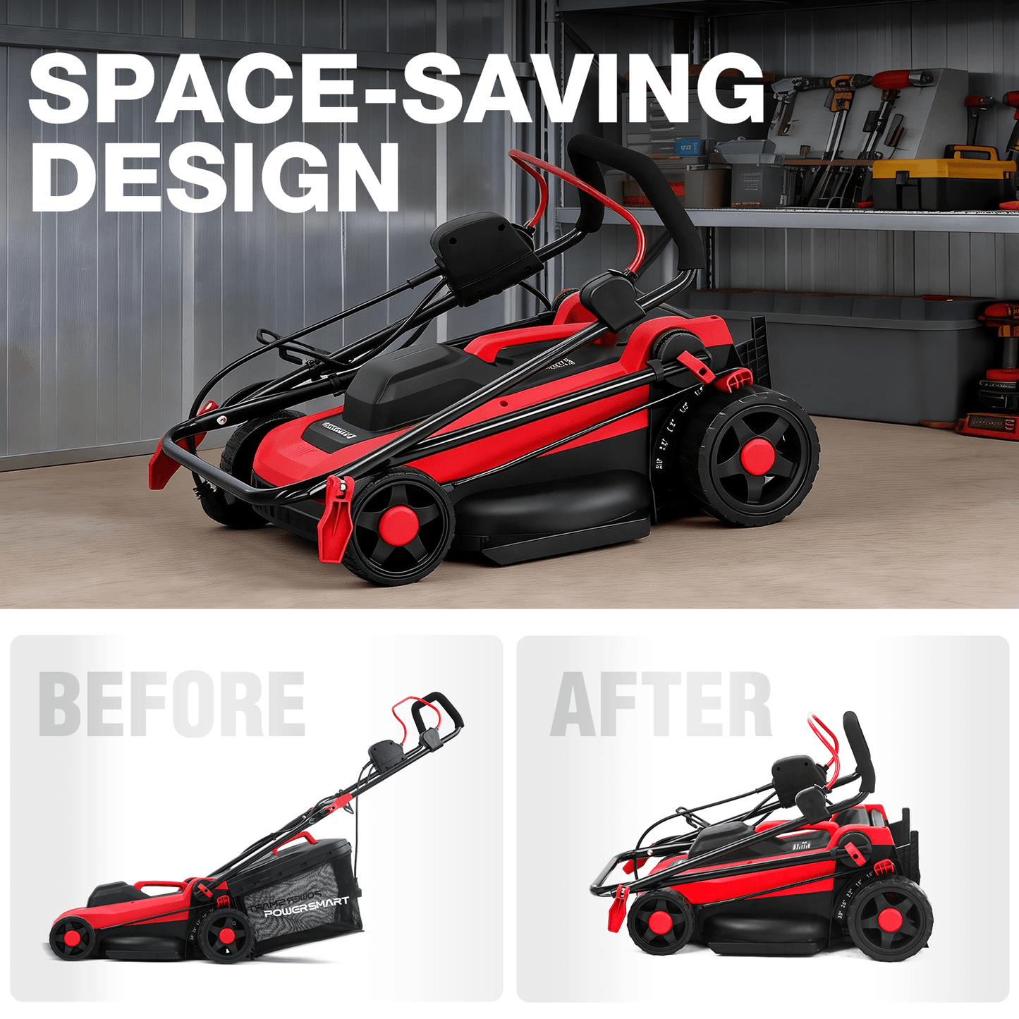 14" 15Amp Electric Corderd Push Lawn Mower DB8015