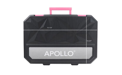 Essential 65-Piece Pink Tool Set with Socket Set and Most-Used Tools for Do it Yourself Repairs and Maintenance - DT0001P
