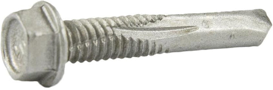 12-24 x 1 1/2 Hex Washer Head Self Drilling Screw TEK 5 Strong-Shield Coated