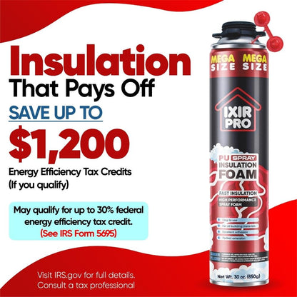 Spray Foam Insulation Can (30 oz. / 850 g)