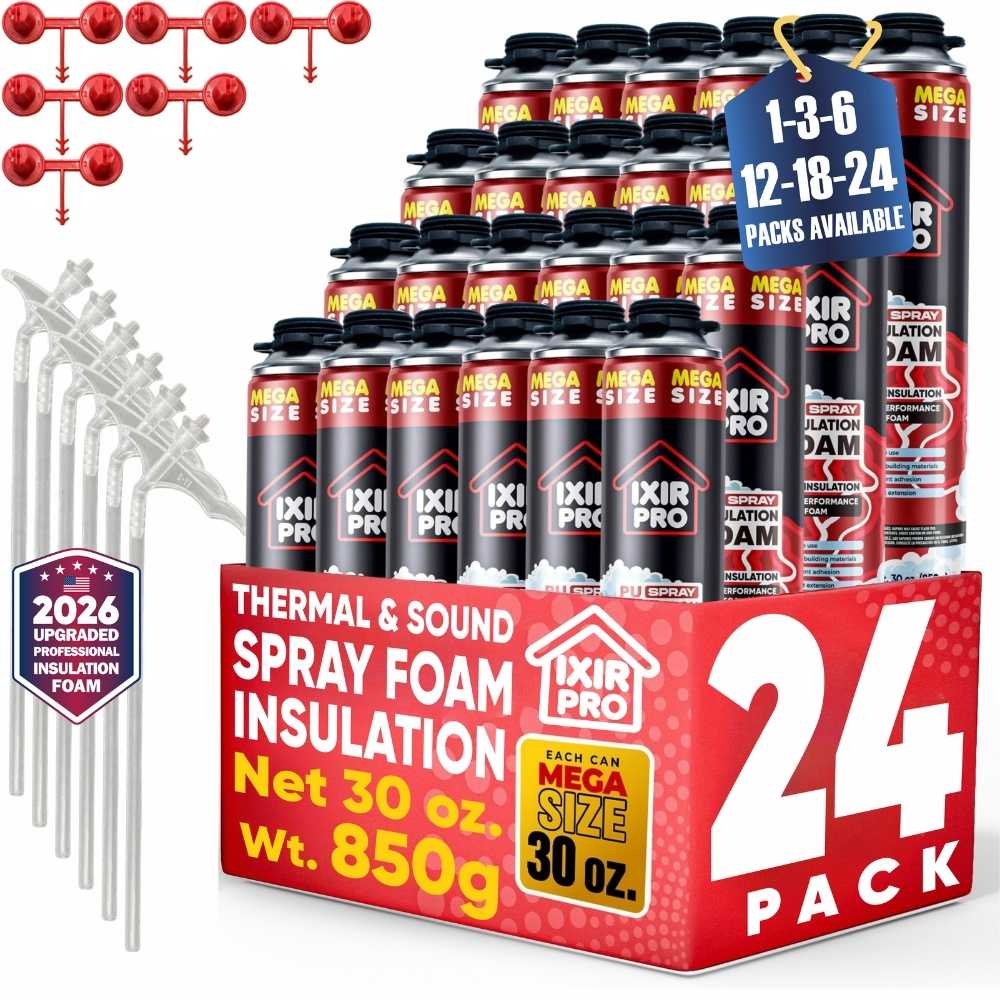 Spray Foam Insulation Can (30 oz. / 850 g)