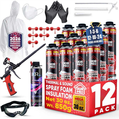 Spray Foam Insulation Kit (30 oz./850gr)