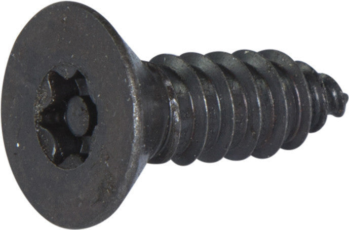 14 x 1  Tamper Resistant Torx Flat Head Sheet Metal Screw Steel Black (T-30)