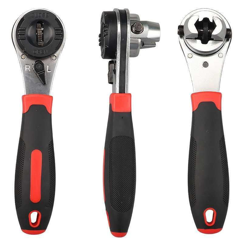 Adjustable Multifunctional Ratchet Wrench 6-22MM