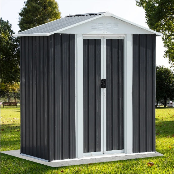 Compact Metal Garden Shed