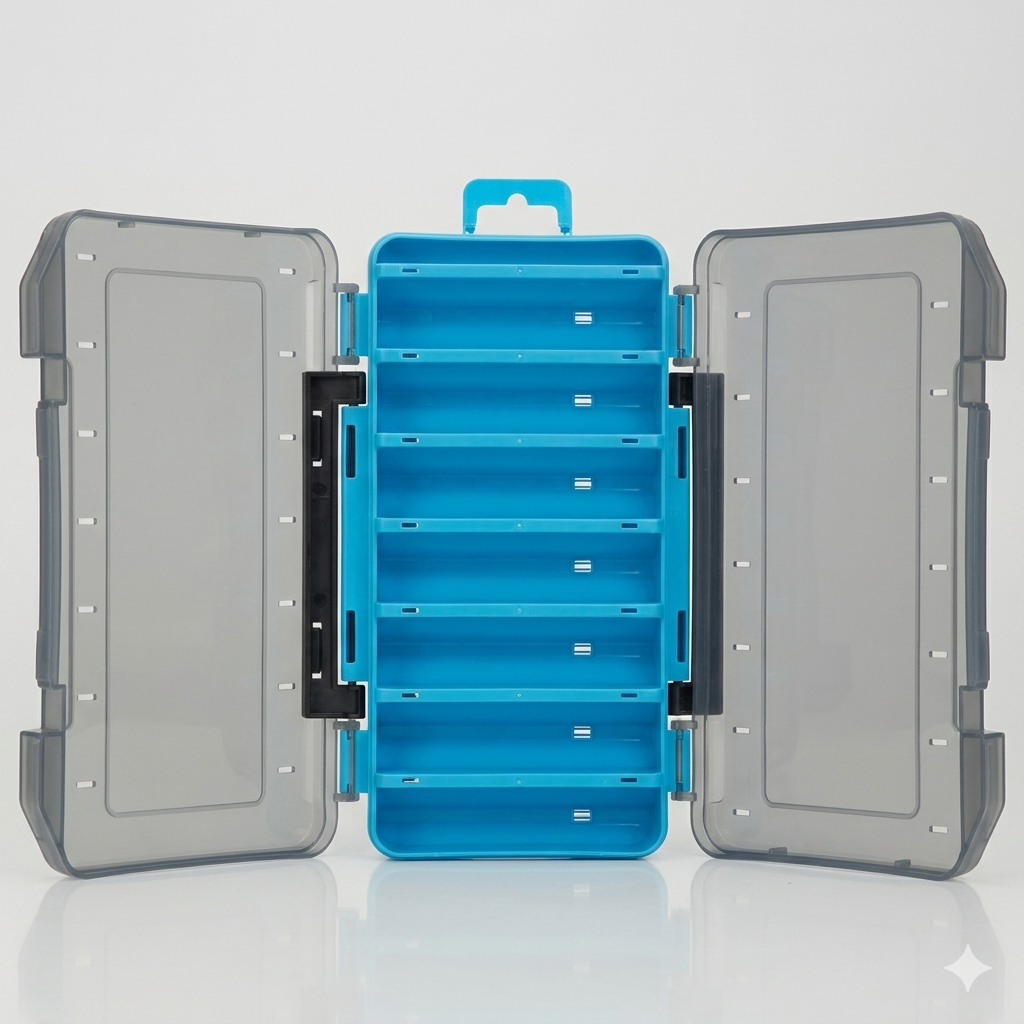 Tough Double-Sided Tackle Box