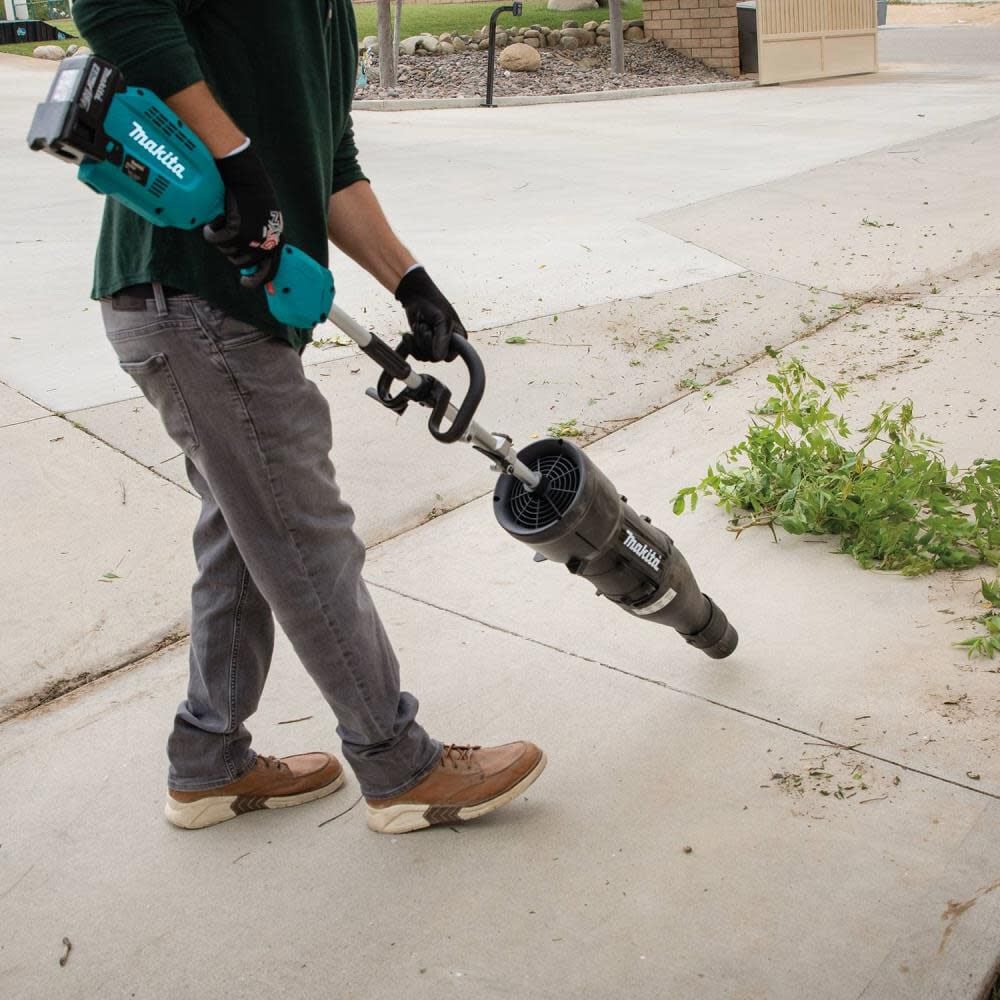 Makita XUX02SM1X3 18V LXT® Lithium-Ion Brushless Cordless Couple Shaft Power Head Kit w/ 13" String Trimmer & Blower Attachments, with one battery (4.0Ah)