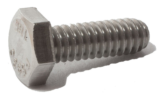 12-24 x 3/4 Hex Head Machine Screw 18-8 Stainless Steel