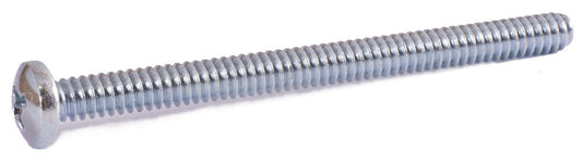 6-32 x 4 Phillips Pan Machine Screw Zinc